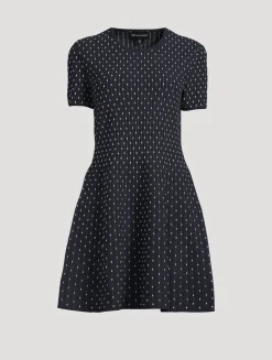 Rib-Knit Mini Dress