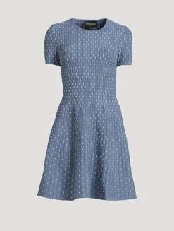 Rib-Knit Mini Dress