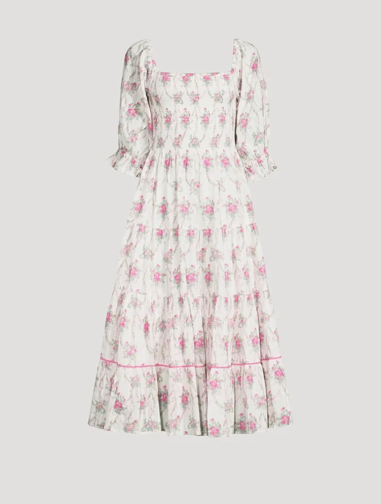 Rigby Midi Dress In Floral Print