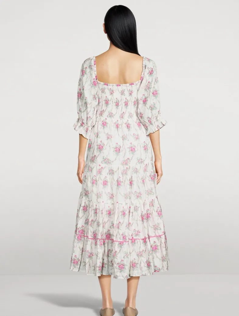 Rigby Midi Dress In Floral Print
