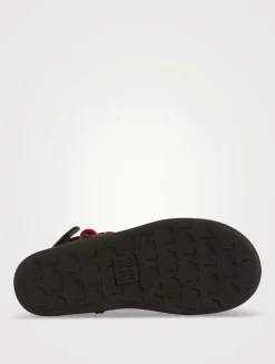 Riviere Cord And Leather Sandals