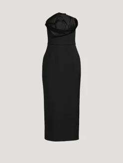 Rosette Midi Dress