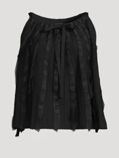 Ruffled Knit Blouse