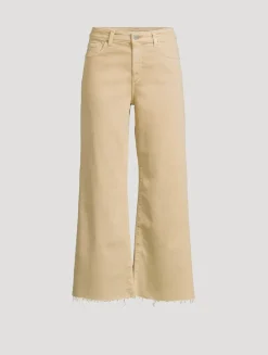 Saige Wide-Leg Crop Jeans