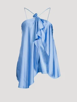Satin Halter Top