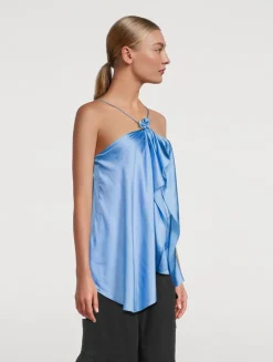 Satin Halter Top