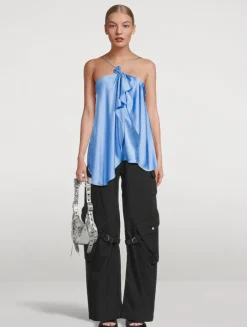 Satin Halter Top