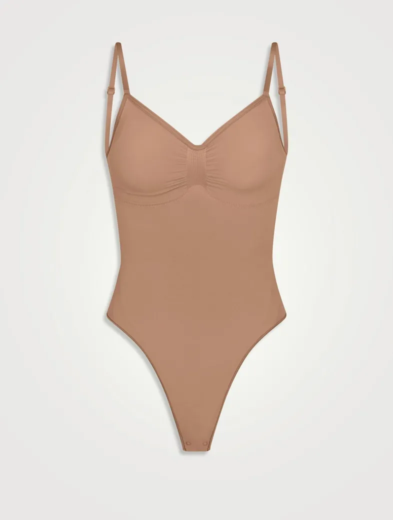 Seamless Sculpt Low Back Thong Bodysuit