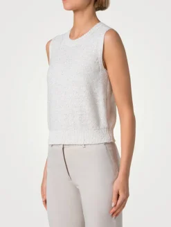 Sequin Sweater Vest