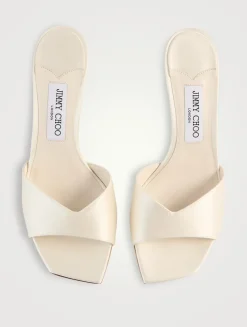 Skye Satin Mules