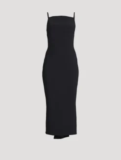 Sliced Midi Dress