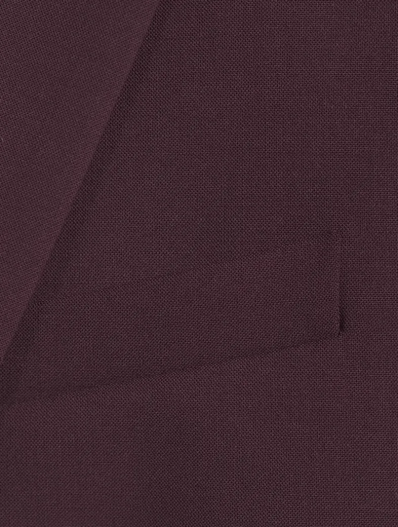 Slim Stretch Wool Blazer