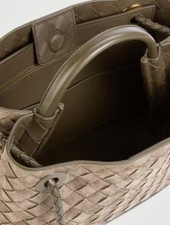 Small Andiamo Intrecciato Suede Bag