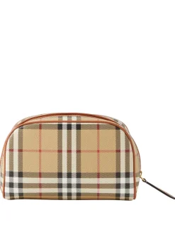 Small Check Travel Pouch