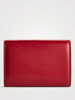 Small Puffer Anagram Leather Wallet