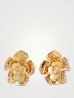 Small Rose Earrings