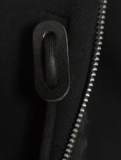 Sponge Jersey x Nylon Twill Hoodie