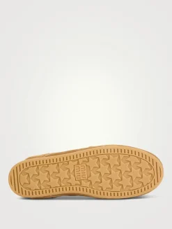 Suede Mules
