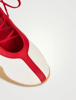 Taekwondo Mei Leather Ballet Sneakers