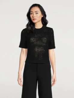 Tape Knit T-Shirt