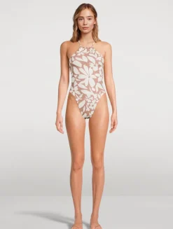 Terra High Neck One-Piece Swimsuit