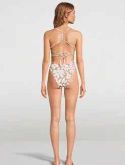 Terra High Neck One-Piece Swimsuit