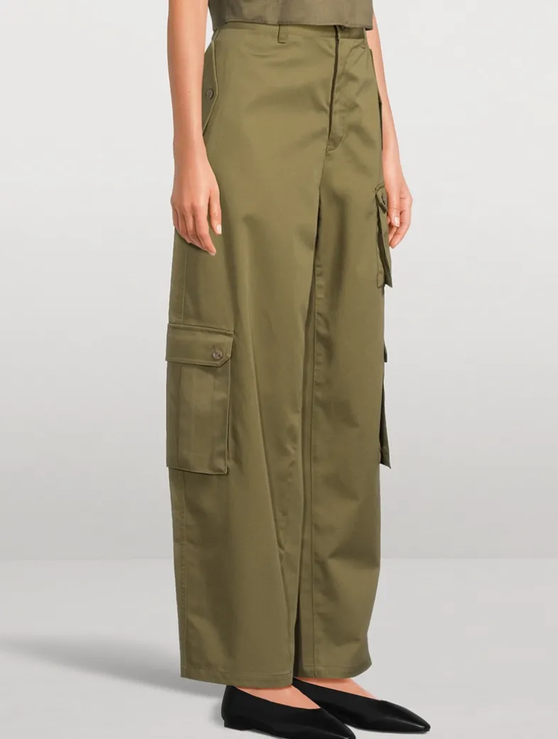 The General Wide-Leg Cargo Pants