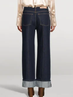 The Genevieve Wide-Leg Jeans