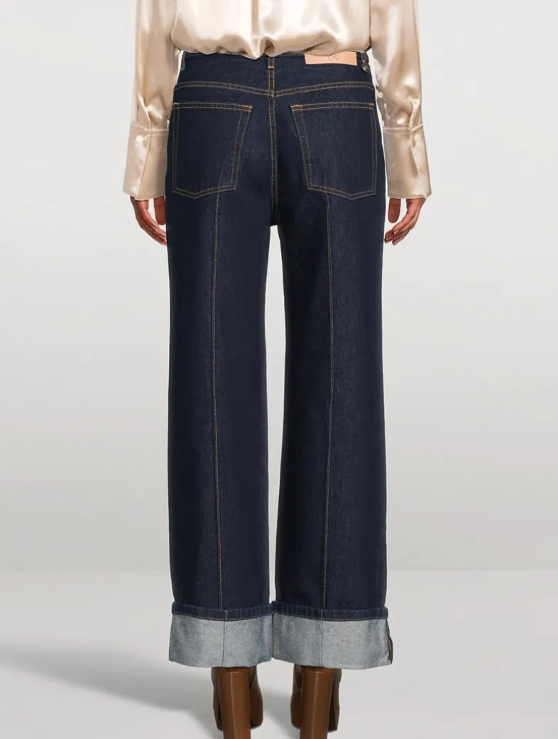 The Genevieve Wide-Leg Jeans