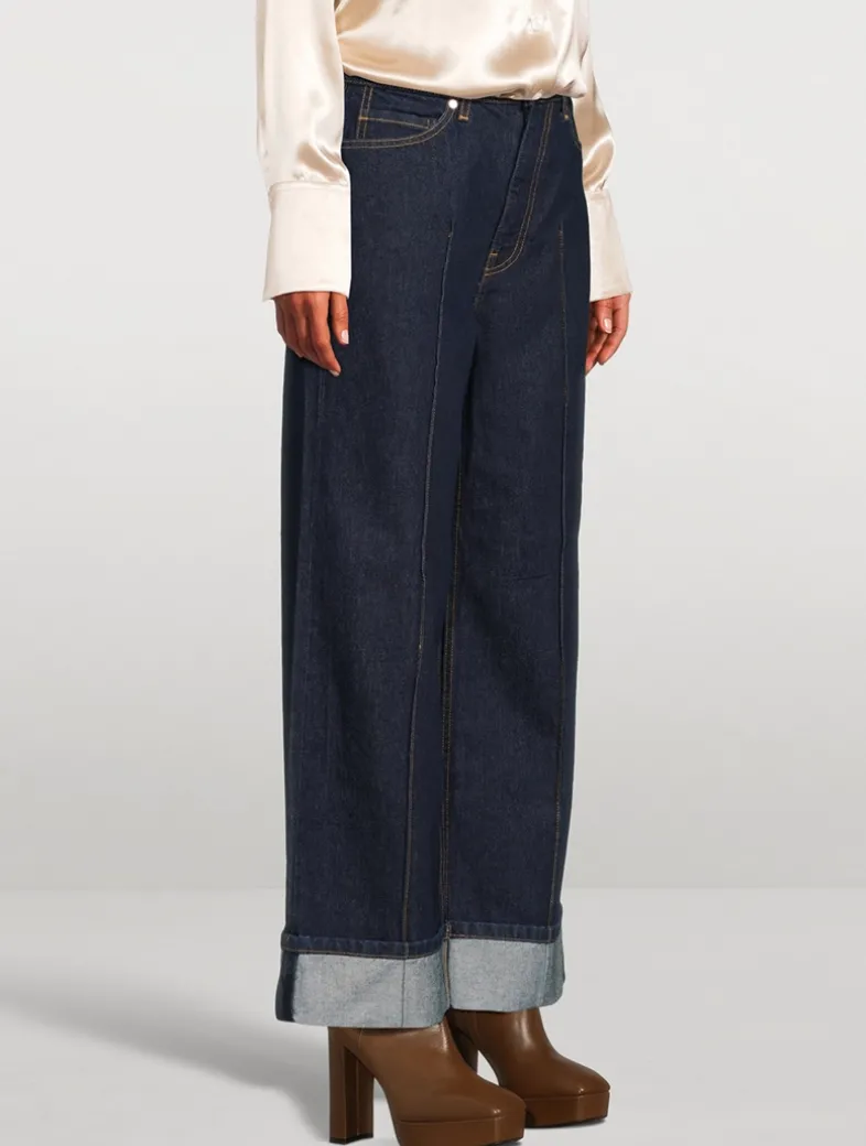 The Genevieve Wide-Leg Jeans
