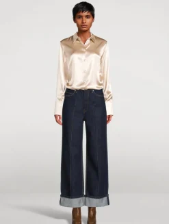 The Genevieve Wide-Leg Jeans