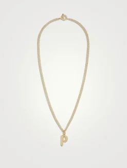 The Puffy Initial Necklace