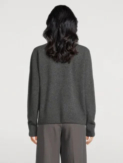 Tiah Embellished Cashmere Wrap Cardigan
