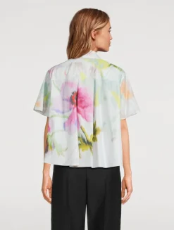 Trapeze Shirt In Floral Print