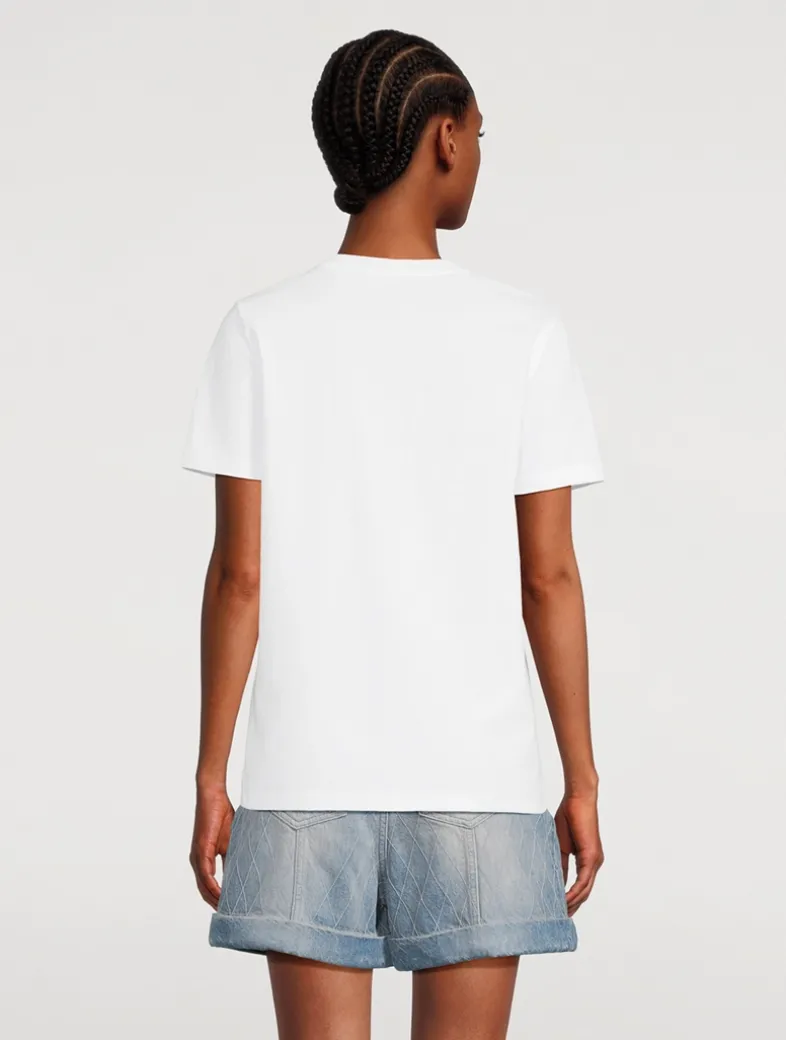 T-Shirt In Balmain Chain Print