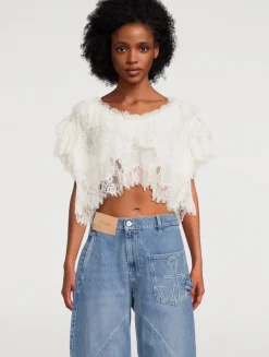 Vienne Ruffled Lace Blouse