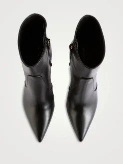 Vinnie Leather Ankle Boots