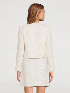 Vintra Embellished Tweed Jacket
