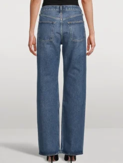 V-Waist Kelly Straight-Leg Jeans