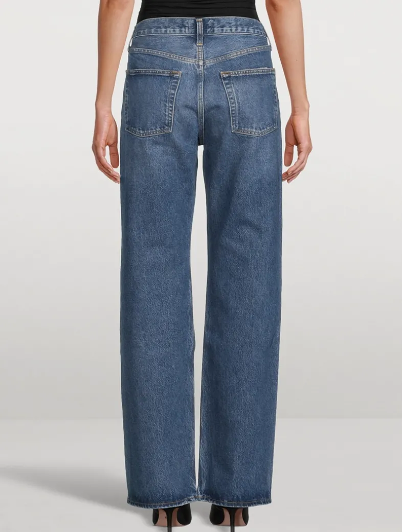 V-Waist Kelly Straight-Leg Jeans