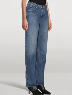 V-Waist Kelly Straight-Leg Jeans