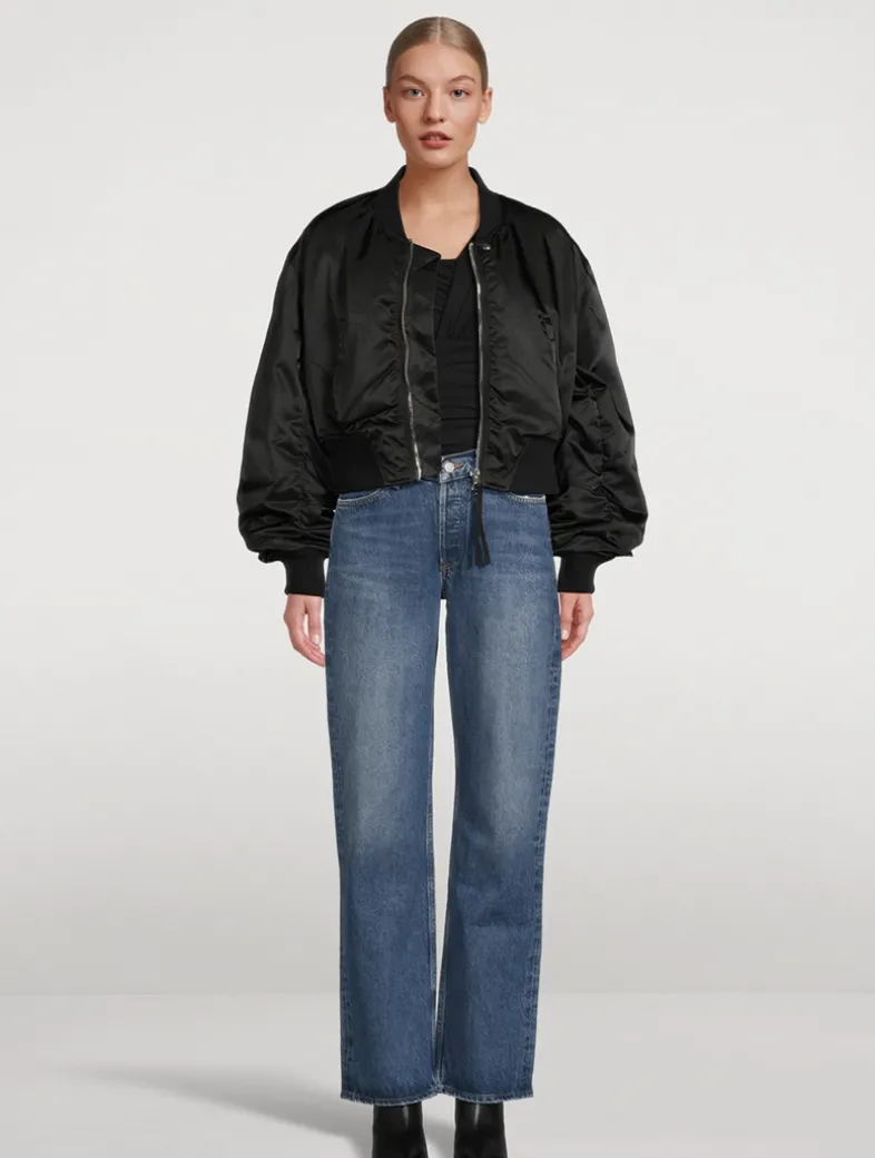 V-Waist Kelly Straight-Leg Jeans