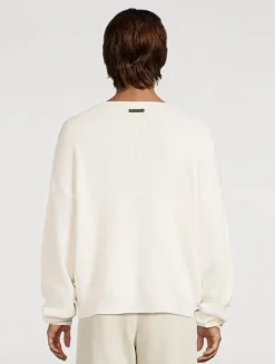 Waffle Crewneck Sweater