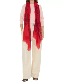 Wide Ekd Wool Scarf