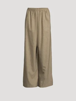 Wide-Leg Trousers