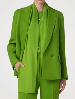 William Shantung Boyfriend Jacket