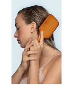 Wooden Paddle Brush