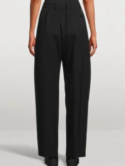 Wool Cocoon Tailored Pants