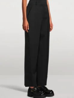 Wool Cocoon Tailored Pants