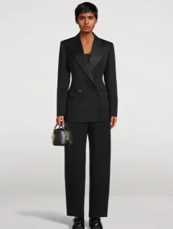 Wool Cocoon Tailored Pants